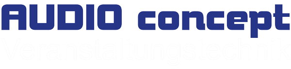 Logo AUDIO concept - Veranstaltungstechnik München